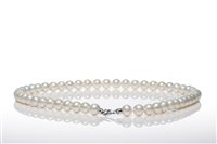 Collana Promesse Donna Fresh Water in Oro bianco Perla FRPECO5-